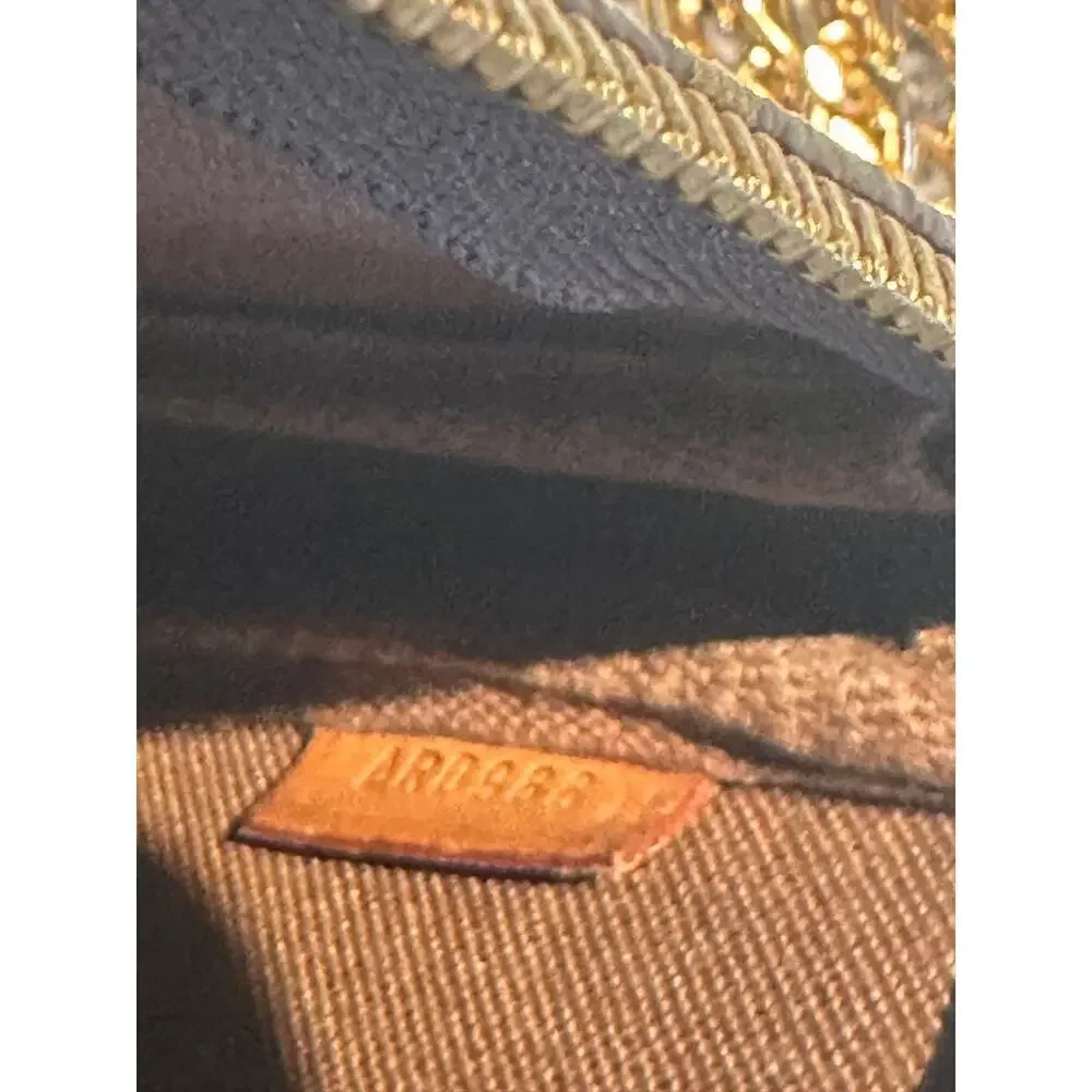 Louis Vuitton Pochette with Chain VGUC COA
